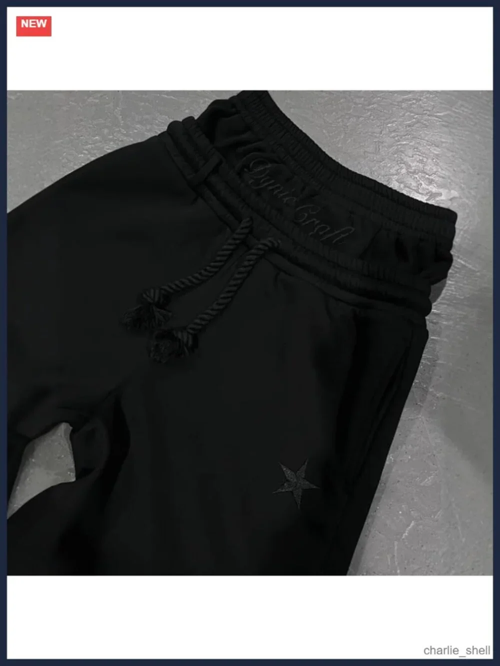 Y2K Wide Leg Sweatpants Drawstring Double Waisted Baggy Hip-Hop Pants